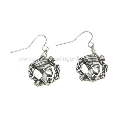J383 Egyptian Nefertiti Earrings