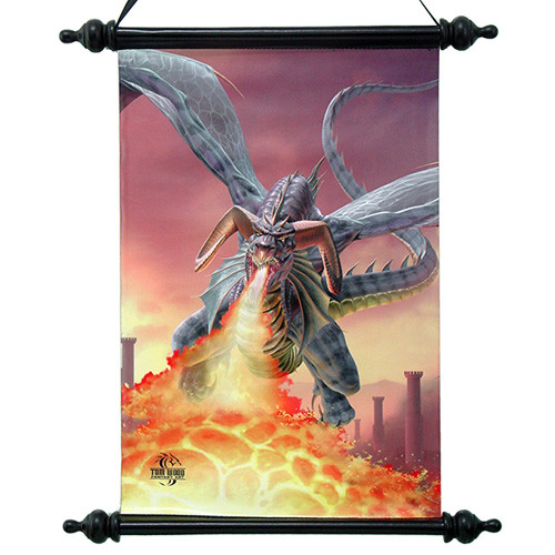 TWO05SC Line Of Fire Dragon Scroll