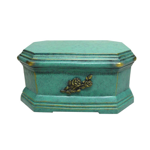 WH25325 Octagon Shape Resin Urn