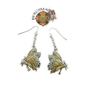J044 Chrysalis Butterfly Earrings