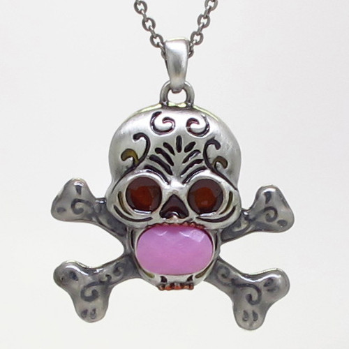 J353 SKULL NECKLACE