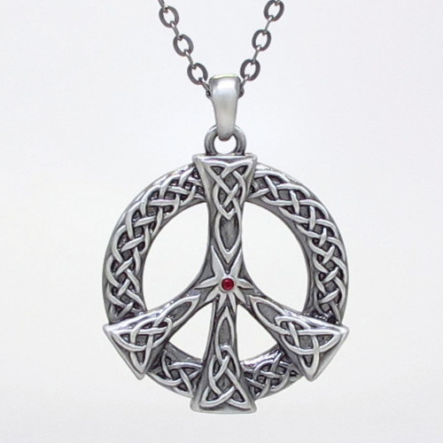 J354 CELTIC PEACE NECKLACE