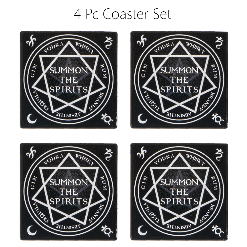 13790 Summon The Spirits Coaster Set of 4