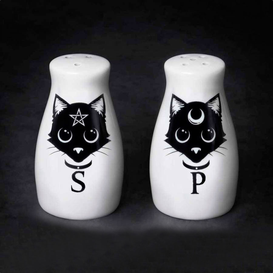 13798 Sacred Cats Salt and Pepper Shaker Set