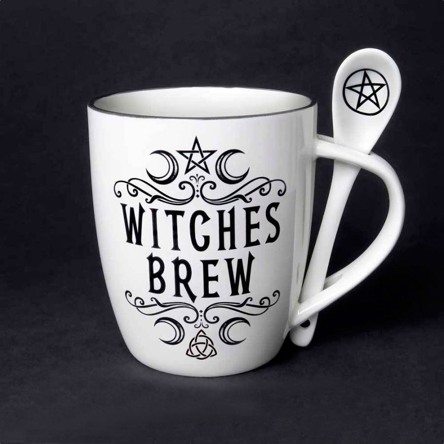13800 Witches Brew Mug and Spoon Set
