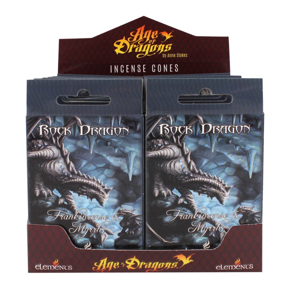 13817 Pack of 12 Rock Dragon Incense Cones