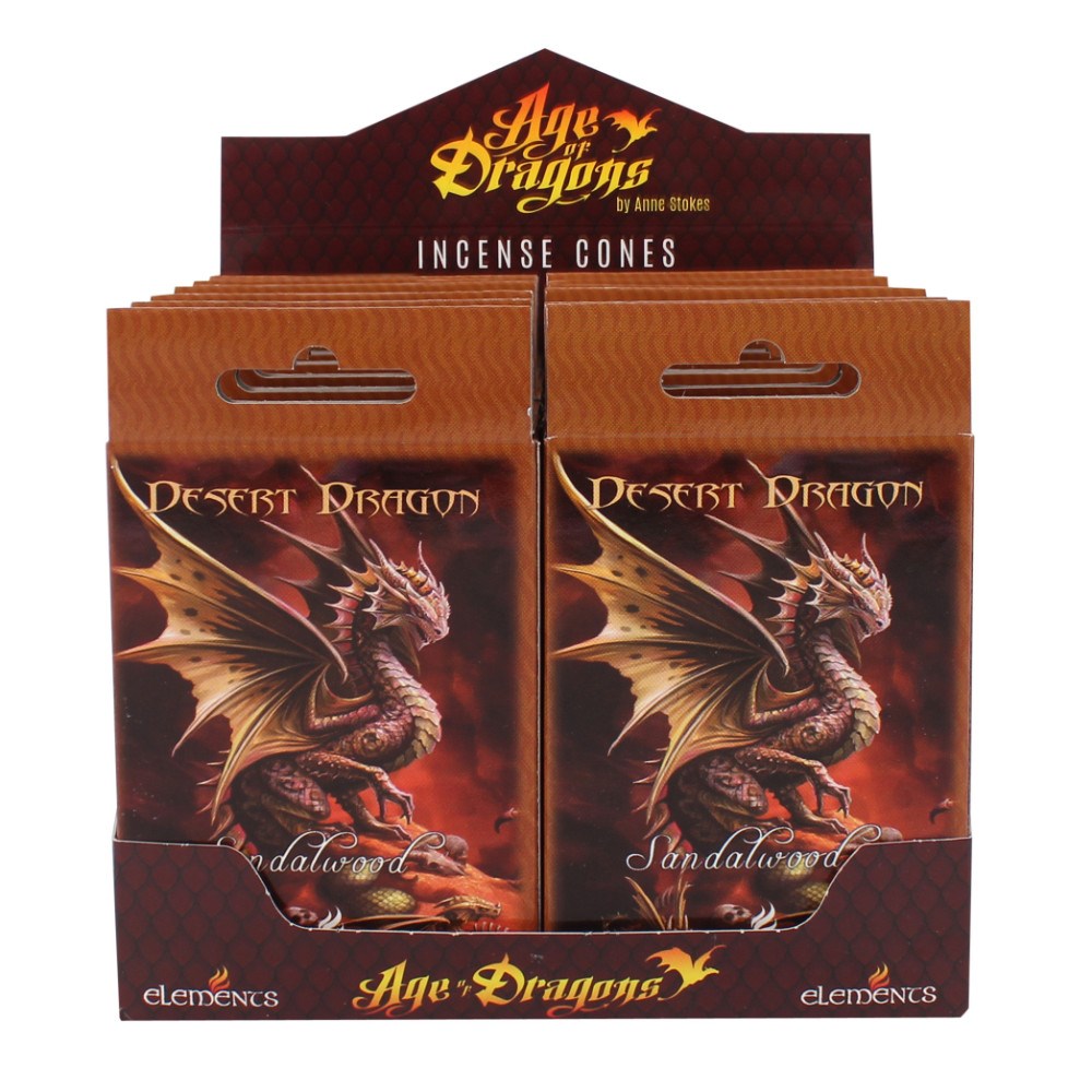 13819 Pack of 12 Desert Dragon Incense Cones