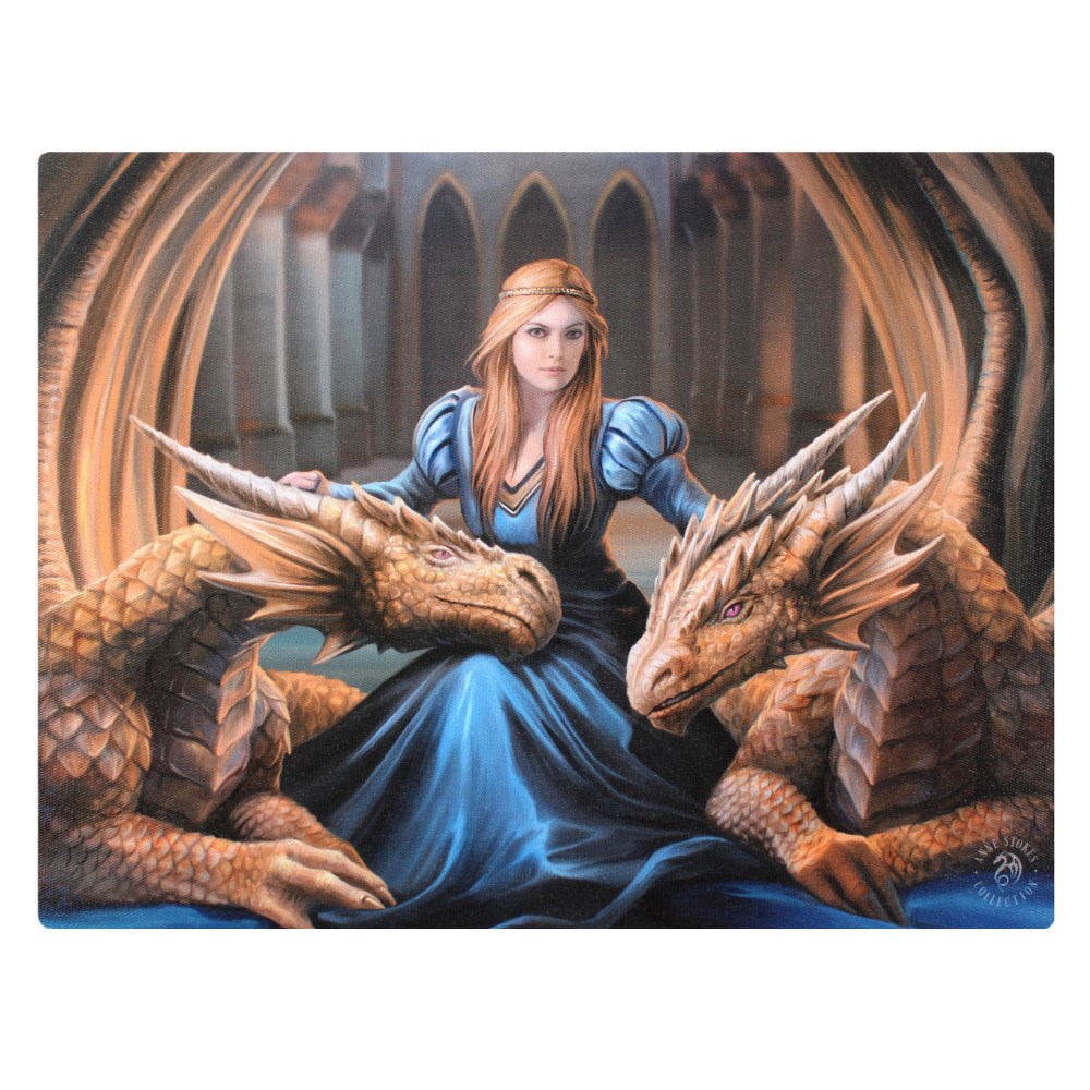 13826 Fierce Loyalty Canvas 9.85"W x 7.5"H Frame Art
