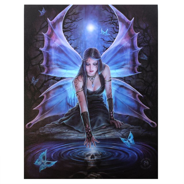 13836 Immortal Flight Canvas 7.5"W x 9.85"H Frame Art