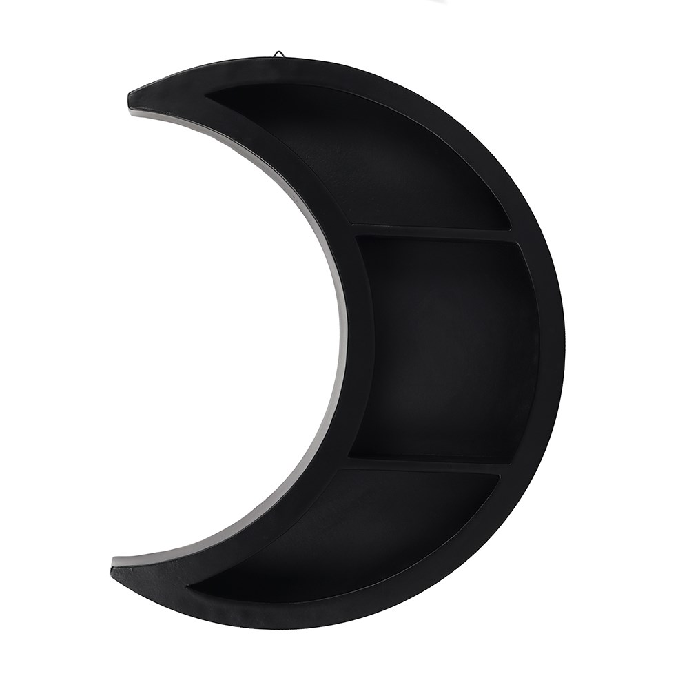 13844 Crescent Moon Shelf Black