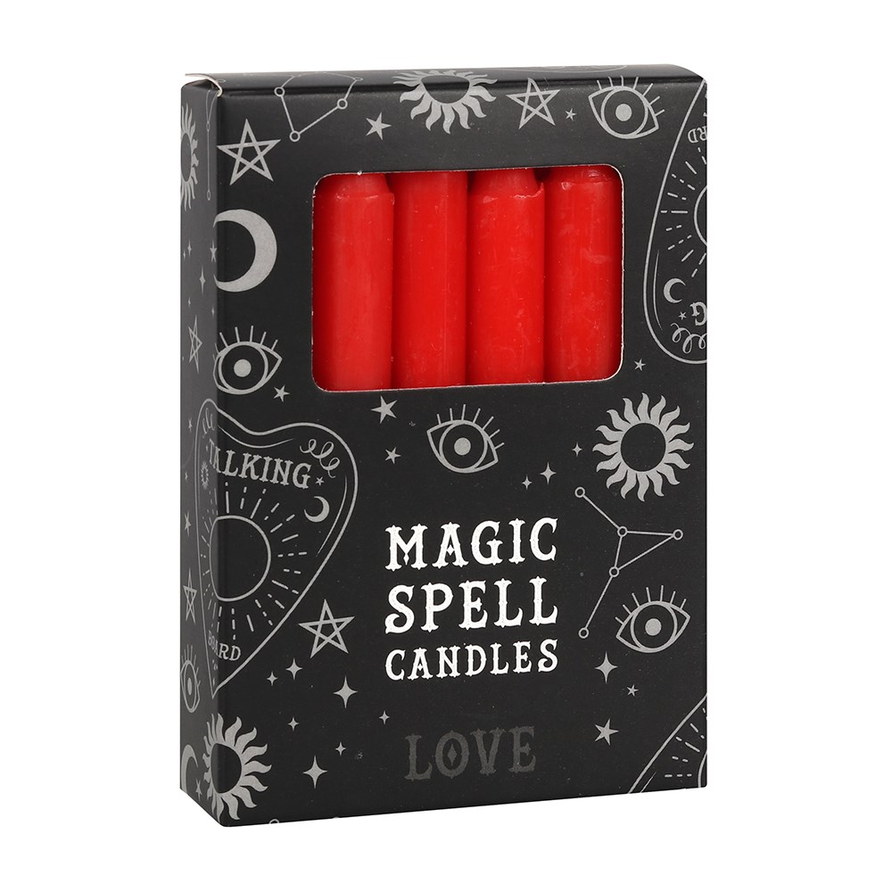 14106 Red "Love" Magic Spell Candles Pack of 12