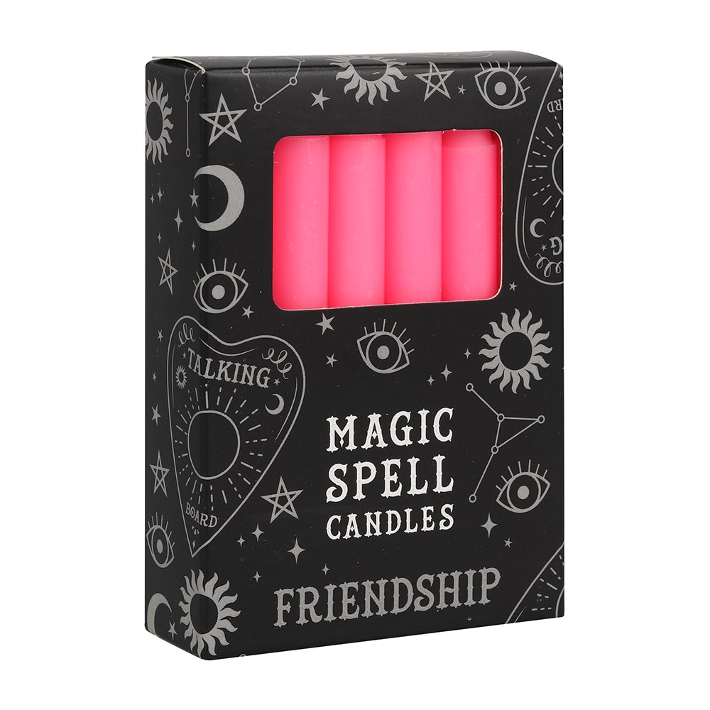 14111 Pink "Friendship" Magic Spell Candles Pack of 12