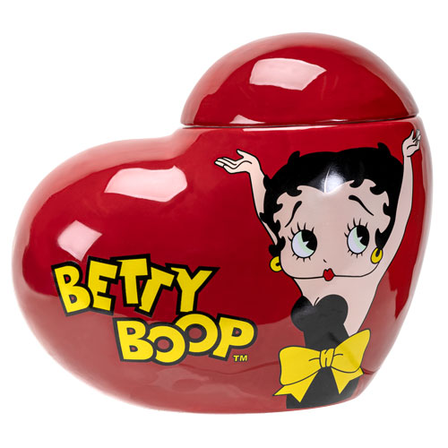 14176 Betty Boop Heart Cookie Jar