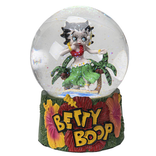 14177 Betty Boop Hula Dancer Water Globe 100mm