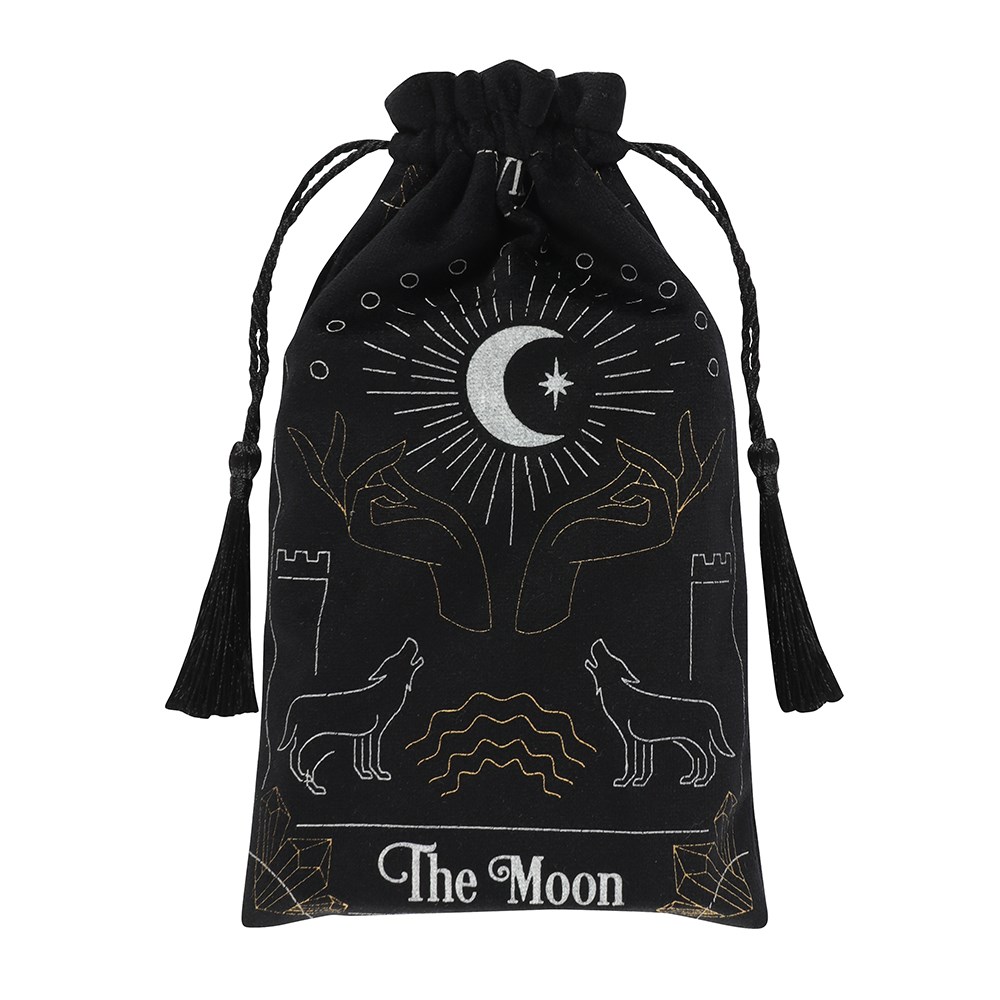 14182 Tarot Moon Card Drawstring 6 Pc Pack