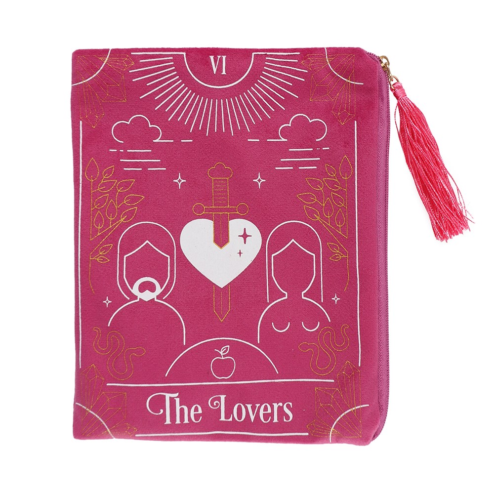 14192 The Lovers Tarot Card Zipper Pouch 6pc Pack