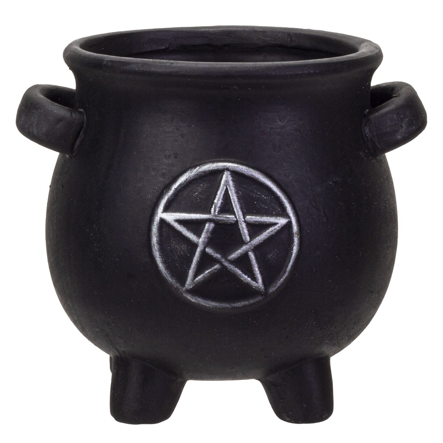 14198 Cauldron Pentagram Planter Pot