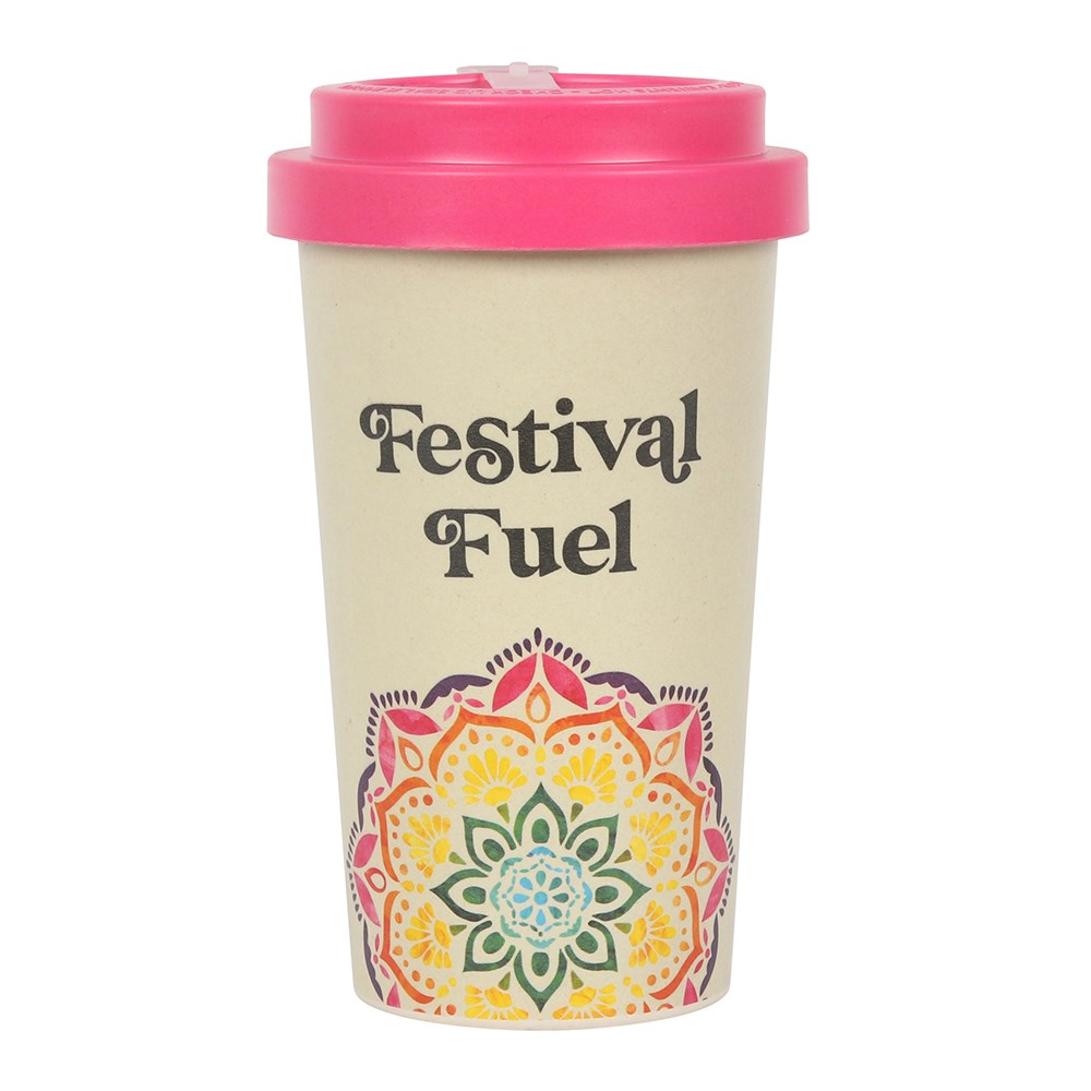 14479 Festival Fuel Bamboo Mug W/ Sleeve