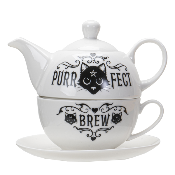 14507 Purrfect Brew Tea For One