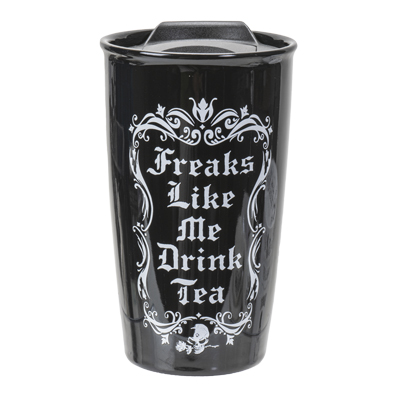 14509 Freaks Like Me Drink Tea Travel Mug