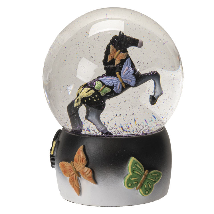 15158 Black Beauty Water Globe 100mm