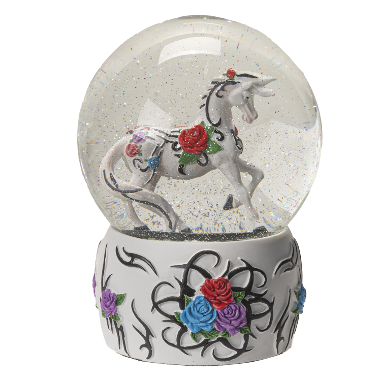 15161 Tribal Rose Water Globe 100mm