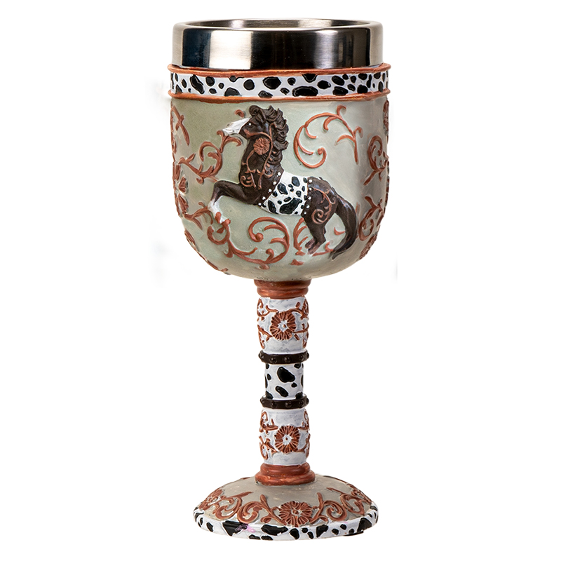 15327 Western Leather Goblet