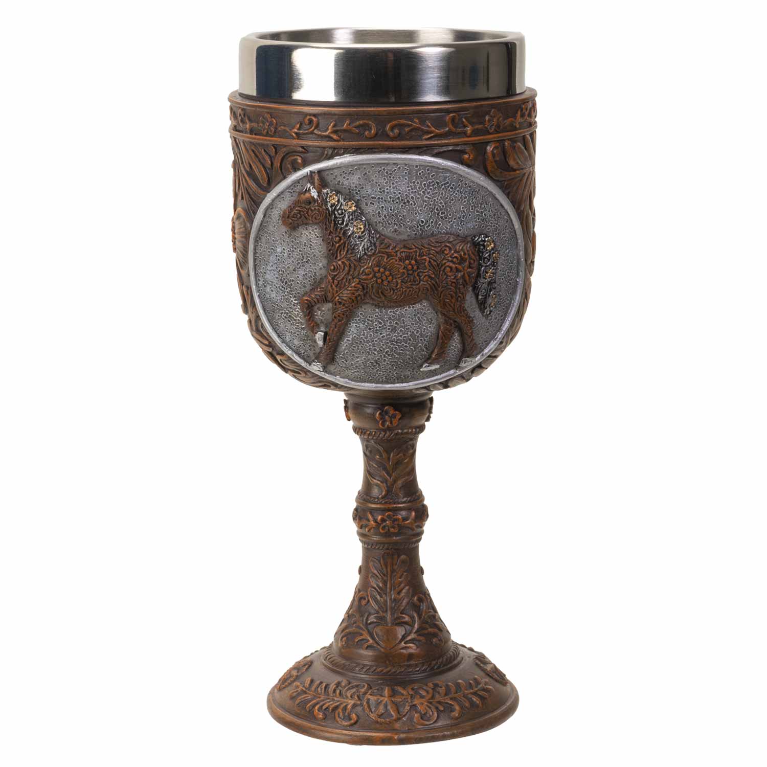 15329 Carved In History Goblet
