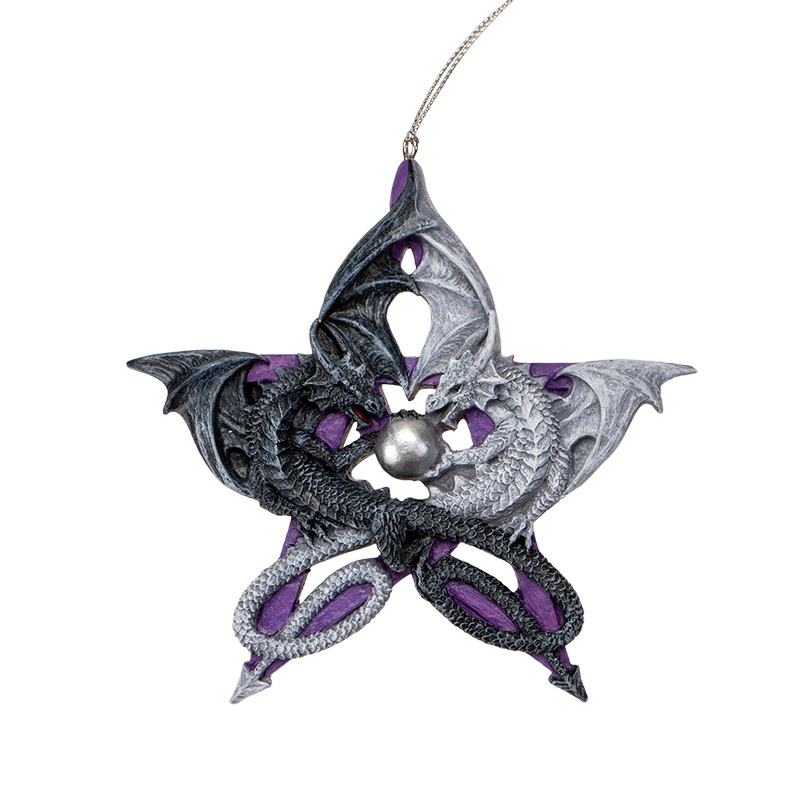 15543 Pentagram Dragon Hanging Ornament