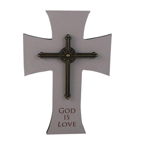 god is love decorative wall cross