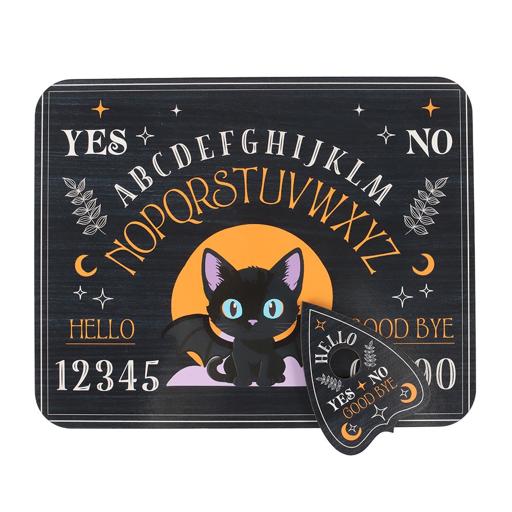 CU_21326 CUTE AND CREEPY BAT CAT TALKING BOARD
