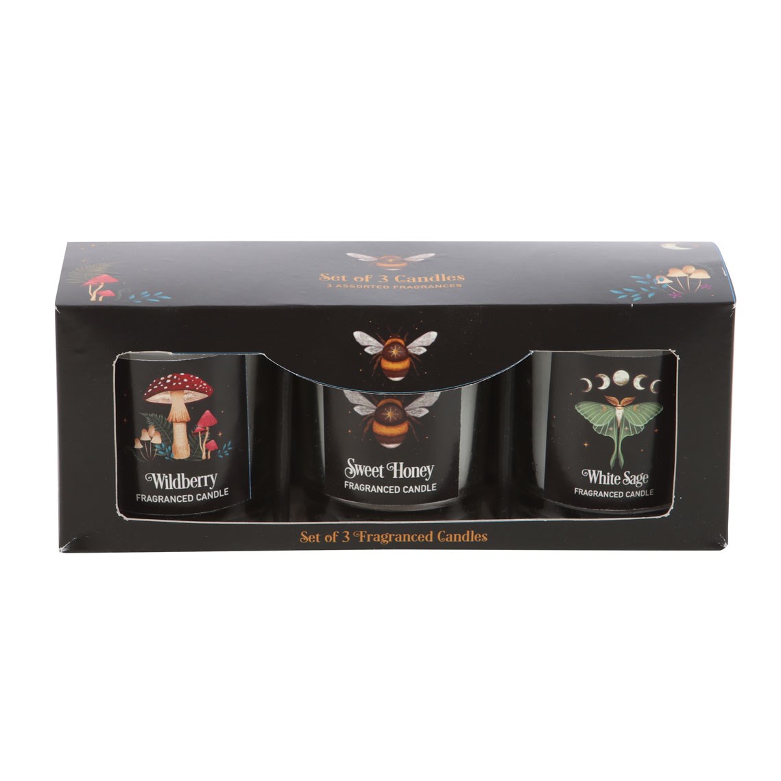 DF_93824 DARK FOREST VOTIVE CANDLE TRIO